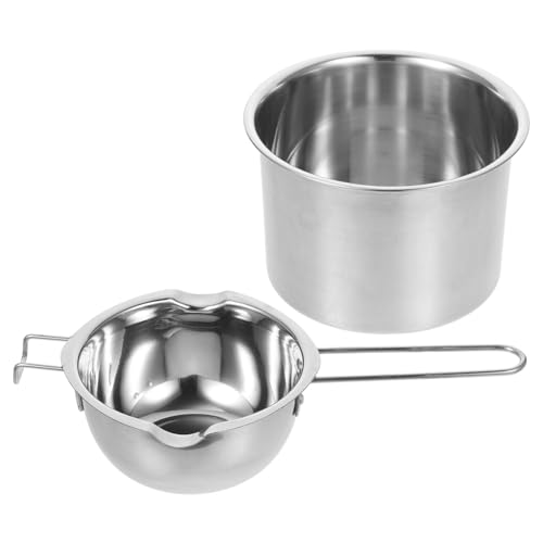 HORIALENCE 1 Satz Doppelkocher Set Schmelzschale für Wachs Schokolade und Öle für DIY Kerzenherstellung und Backen Hitzebeständig und Langlebig HORIALENCE 1 Satz Doppelkocher Set Schmelzschale für Wachs Schokolade und Öle für DIY Kerzenherstellung und Backen Hitzebeständig und Langlebig von HORIALENCE