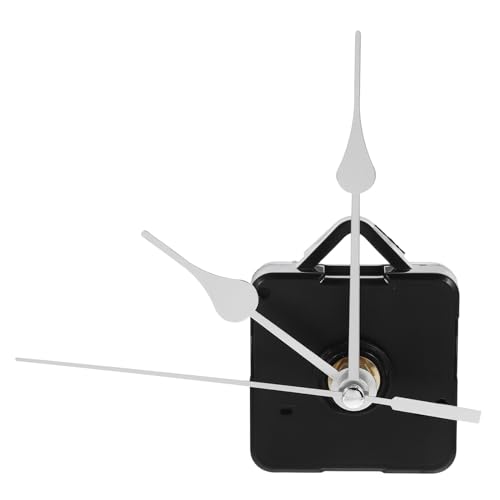 HORIALENCE 1 Satz Uhrwerk Ersatzmechanismus für DIY Wanduhr Leiser Quarz Uhrwerk Motor mit Langem Schaft mit Eleganten Zeigern für Große Uhren von HORIALENCE