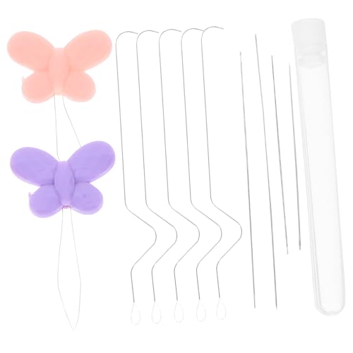 HORIALENCE 1 Set Perlennadel -threader Für DIY -schmuck Perlennadeln Perlenwerkzeuge Zum Erstellen Und Von Perlenkrümmungen Gekrümmte Nähnadeln HORIALENCE 1 Set Perlennadel -threader Für DIY -schmuck Perlennadeln Perlenwerkzeuge Zum Erstellen Und Von Perlenkrümmungen Gekrümmte Nähnadeln von HORIALENCE