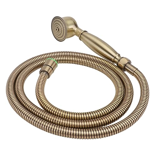 HORIALENCE 1 Stück Eleganter Duschkopf Messing Hochdruck Handbrause für Badezimmer mit Flexiblem Schlauch Robust Verstellbar für Zuhause und Hotels HORIALENCE 1 Stück Eleganter Duschkopf Messing Hochdruck Handbrause für Badezimmer mit Flexiblem Schlauch Robust Verstellbar für Zuhause und Hotels von HORIALENCE