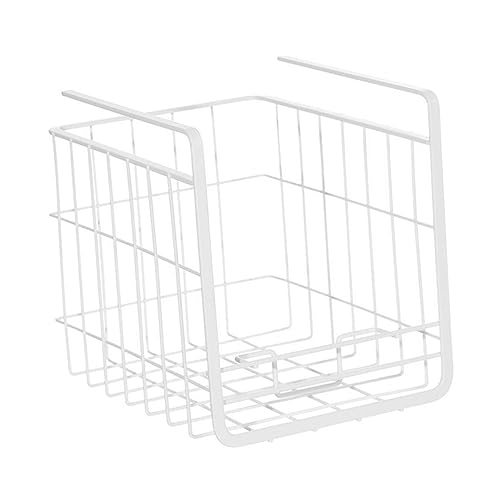 HORIALENCE 1 Stück Küchenregal Halterung Multifunktionales Aufbewahrungsshelf Eisenablage für Schrank Weiß Geeignet zur Aufbewahrung von Handtüchern und Lotionen von HORIALENCE