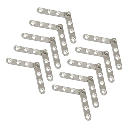 HORIALENCE 10 Stück Teiliges Drehbare Türscharniere Versteckte Möbelband für Schrank und Türmontage Langlebig und Elegant Geeignet für Vielseitige Anwendungen von HORIALENCE