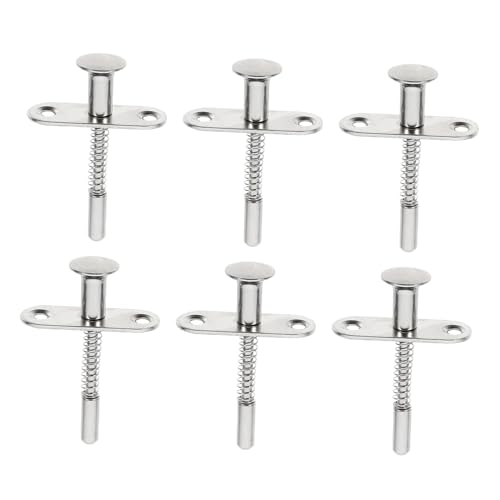 HORIALENCE 10 Stück Teiliges Federbolzenriegel aus Edelstahl Stabile Möbel Schnappverschlüsse für Babybetten Langlebige Polierte Metallteile Geeignet für Kinderbett Taubenkäfig und HORIALENCE 10 Stück Teiliges Federbolzenriegel aus Edelstahl Stabile Möbel Schnappverschlüsse für Babybetten Langlebige Polierte Metallteile Geeignet für Kinderbett Taubenkäfig und von HORIALENCE