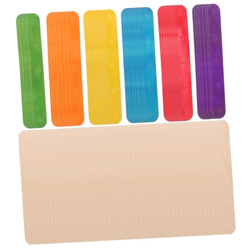 HORIALENCE 100 Stück Bunte Jumbo Holzstäbchen Farbige Natürliche Bastelstäbe für DIY Projekte Kunsthandwerk Schulprojekte und Gruppenspiele und Splinterfrei von HORIALENCE