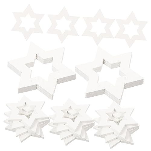HORIALENCE 100 Stück Hängende Holzsterne Leere Holzscheiben für DIY Dekoration Unbeschichtet zum Malen und Basteln für Partys Hochzeiten und Kreative Projekte HORIALENCE 100 Stück Hängende Holzsterne Leere Holzscheiben für DIY Dekoration Unbeschichtet zum Malen und Basteln für Partys Hochzeiten und Kreative Projekte von HORIALENCE