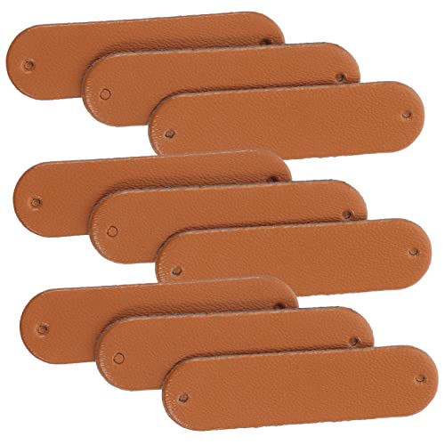 HORIALENCE 100stücke Handgemachte Pu Etiketten Leere Kleidungsetiketten Hochwertige Labels Mit Löchern Für DIY Stricken Häkeln Und Handarbeiten Schokoladenfarbe HORIALENCE 100stücke Handgemachte Pu Etiketten Leere Kleidungsetiketten Hochwertige Labels Mit Löchern Für DIY Stricken Häkeln Und Handarbeiten Schokoladenfarbe von HORIALENCE
