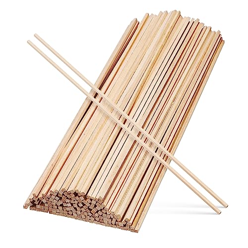 HORIALENCE 100Stücke Quadratische Holzdübel Unbehandeltem Holz Bastelmaterial für DIY Projekte und Kunsthandwerk Vielseitig Einsetzbar für Modellbau HORIALENCE 100Stücke Quadratische Holzdübel Unbehandeltem Holz Bastelmaterial für DIY Projekte und Kunsthandwerk Vielseitig Einsetzbar für Modellbau von HORIALENCE