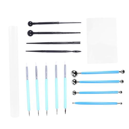 HORIALENCE 15 Stück Teiliges Töpferwerkzeug Set aus Robustem Material Vielseitiges Modellier und Schnitzwerkzeug für Präzises Formen Gravieren Glätten und Kreative Tonarbeiten für Anfänger von HORIALENCE