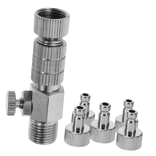 HORIALENCE 1Satz Airbrush Adapter Set Teiliges Schnellverbinder Set für Airbrush und Luftschlauch Verstellbarer Airbrush Langlebiges und Zubehör von HORIALENCE