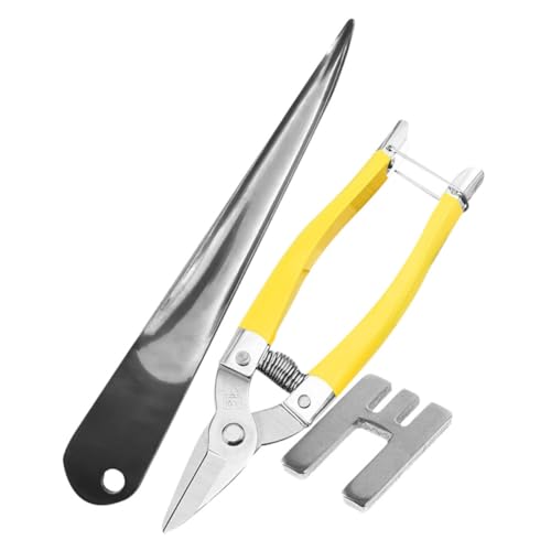 HORIALENCE 1Satz Rattan Reparaturset Werkzeug für Korb und Möbelreparatur Hebelmesser und Schere für Flechten von Rattanmöbeln und Körben von HORIALENCE