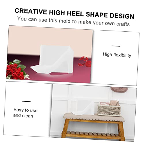 HORIALENCE 1Stück DIY Kristall Epoxy Silikonform für High Heel Dekoration Hochwertige Gießform für Kreative Bastelprojekte Einfach zu Entformen und von HORIALENCE