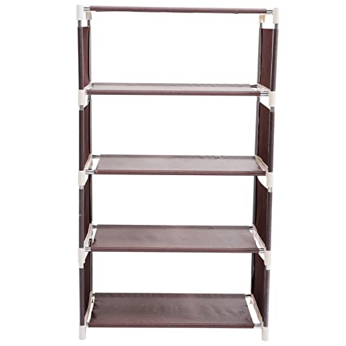 HORIALENCE Fünflagiges Schuhregal Für Haushalt Schuhorganizer Aus Hochwertigem Material Kompaktes Schuhlagerregal Für Schuhe Aufbewahrung von HORIALENCE