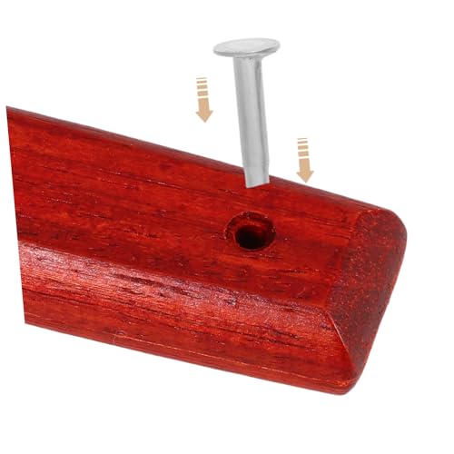 HORIALENCE 2 Sätze Universeller Küchenmessergriff Ersatzset Ergonomischer Holzgriff Komfortabler Halt Vielseitig für Traditionelle Kochmesser Küchenutensil Reparatur von HORIALENCE