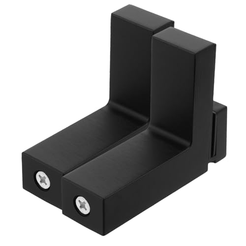 HORIALENCE 2 Stück Adjustable Glass Shelf Brackets Robuste Wandhalterungen für Dicke Einfache Installation Stabile Unterstützung für Home Office und Wohnräume von HORIALENCE