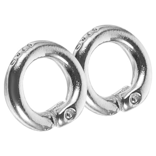 HORIALENCE 2 Stück Biegeringe Schmuck Verbindungsringe für Selbstgemacht Langlebige Zubehörteile zur Schmuckherstellung Vielseitige Spaltringe für Armbänder und HORIALENCE 2 Stück Biegeringe Schmuck Verbindungsringe für Selbstgemacht Langlebige Zubehörteile zur Schmuckherstellung Vielseitige Spaltringe für Armbänder und von HORIALENCE