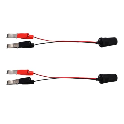 HORIALENCE 2 Stück Klemmadapter Zigarettenanzünderschalter Autoadapter an die Steckdose USB zigarettenanzünder adapter auto netzteil Krokodilklemmen für die Haare Metall HORIALENCE 2 Stück Klemmadapter Zigarettenanzünderschalter Autoadapter an die Steckdose USB zigarettenanzünder adapter auto netzteil Krokodilklemmen für die Haare Metall von HORIALENCE