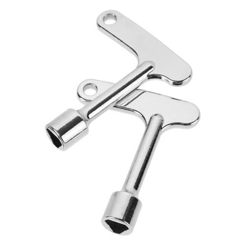 HORIALENCE 2 Stück Metall Mülltonnenschlüssel Robuste Wiederverwendbare Schlüssel für Außen Müllcontainer und Abfallbehälter Hochwertige Zinklegierung für Einfache Handhabung HORIALENCE 2 Stück Metall Mülltonnenschlüssel Robuste Wiederverwendbare Schlüssel für Außen Müllcontainer und Abfallbehälter Hochwertige Zinklegierung für Einfache Handhabung von HORIALENCE