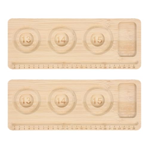 HORIALENCE 2 Stück Multifunktionale DIY Schmuck Designplatte mit Fächern zum Herstellen von Armbändern und Fußkettchen Maße HORIALENCE 2 Stück Multifunktionale DIY Schmuck Designplatte mit Fächern zum Herstellen von Armbändern und Fußkettchen Maße von HORIALENCE