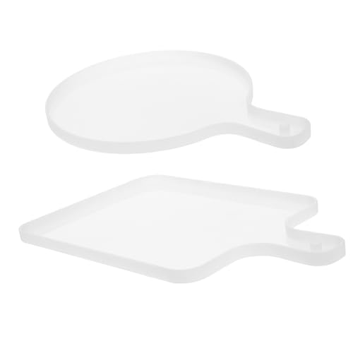 HORIALENCE 2 Stück Silikonformen für DIY Untersetzer und Tabletts Kreative Gießform für Epoxidharz Große Runde und Quadratische Formen für Handwerksprojekte und Dekoration HORIALENCE 2 Stück Silikonformen für DIY Untersetzer und Tabletts Kreative Gießform für Epoxidharz Große Runde und Quadratische Formen für Handwerksprojekte und Dekoration von HORIALENCE