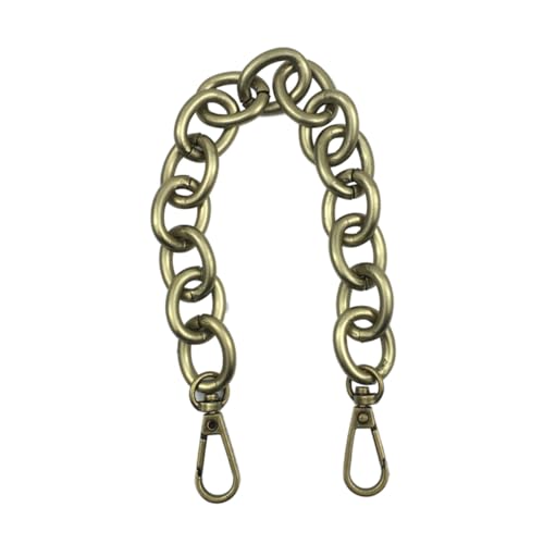HORIALENCE 2stücke Ersatz-eisenkette Handtaschen-griffzubehör Antik Taschengurtzubehör Abnehmbar Griff Für Handtasche DIY-Taschen-Accessoires Bronze von HORIALENCE