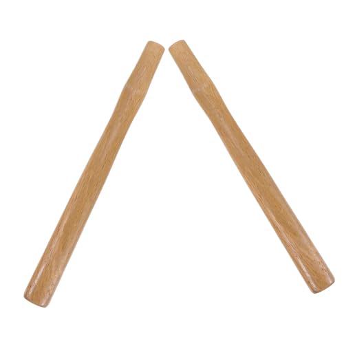 HORIALENCE 2 Stück Teiliges Hammergriff Holzgriff für Klauenhammer und Kugelhammer Rutschfest Stoßdämpfend Einfach zu Montieren Ersatzgriff für Beschädigte oder Abgenutzte Werkzeuge von HORIALENCE