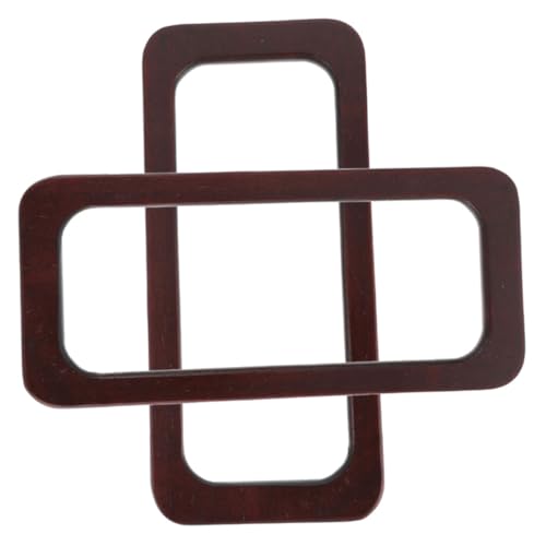 HORIALENCE 2 Stück Vintage Rechteckige Holz Taschenhenkel Handgefertigte Griffe für DIY Handtaschen Stilvolle Zubehör für Handtaschenherstellung HORIALENCE 2 Stück Vintage Rechteckige Holz Taschenhenkel Handgefertigte Griffe für DIY Handtaschen Stilvolle Zubehör für Handtaschenherstellung von HORIALENCE