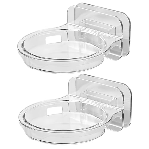 HORIALENCE 2 Stück Wandmontierter Lautsprecherständer Transparente Runde Halterung für Überwachungskamera Klebefreies Regal für Zuhause und Studentenwohnheim HORIALENCE 2 Stück Wandmontierter Lautsprecherständer Transparente Runde Halterung für Überwachungskamera Klebefreies Regal für Zuhause und Studentenwohnheim von HORIALENCE