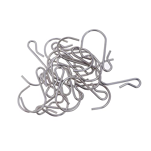 HORIALENCE 20 Stück Metall S Haken Nickelbeschichtet für Küche und Schlafzimmer Robuste Aufhänger aus Kohlenstoffstahl für Töpfe Kleidung und HORIALENCE 20 Stück Metall S Haken Nickelbeschichtet für Küche und Schlafzimmer Robuste Aufhänger aus Kohlenstoffstahl für Töpfe Kleidung und von HORIALENCE