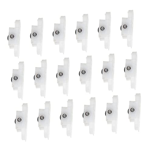 HORIALENCE 20 Stück Schiebetürrollen Robuste Gleitschienen Pulley für Türen Fenster und Schränke Installieren Langlebig und Vielseitig Einsetzbar von HORIALENCE