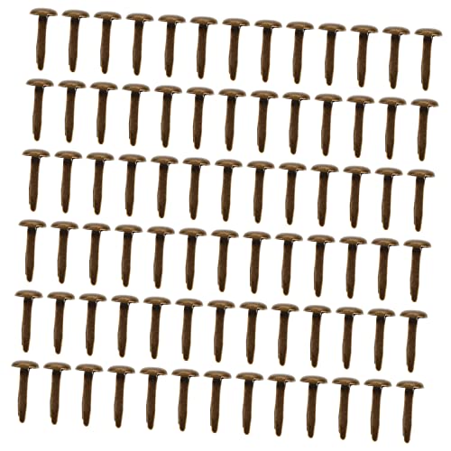 HORIALENCE 200 Stück Kleiner Brads Zwei Beinige Hornnägel Für Kinder Selbstgemacht Bastelmaterialien 8x15mm in Antikbronze Für Scrapbooking Fotoalben Grußkarten Und Kunsthandwerk HORIALENCE 200 Stück Kleiner Brads Zwei Beinige Hornnägel Für Kinder Selbstgemacht Bastelmaterialien 8x15mm in Antikbronze Für Scrapbooking Fotoalben Grußkarten Und Kunsthandwerk von HORIALENCE