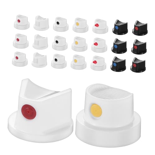 HORIALENCE 26stücke Sprühdosendüse Farbsprühdüsenspitzen Kunststoff-sprühkopf Für Spraydosen Ersatzspitzen Für DIY-projekte Autoreparatur Und Hauswartung von HORIALENCE