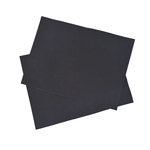 HORIALENCE 2stücke Selbstklebendes Flocktuch Schwarze Flanellauflage Für Theke Anti-rutsch Und Schutz Für Möbel Für Fotohalter Schmuckkästchen Und Tischbeine von HORIALENCE