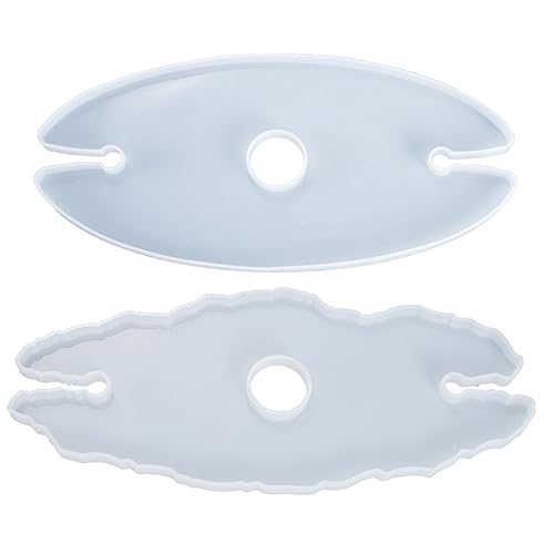 HORIALENCE 2Stücke Silikon DIY Form für Weinglas Halter Epoxidharz Gießform für Kunsthandwerk Silikonform für und Heimwerkerprojekte von HORIALENCE