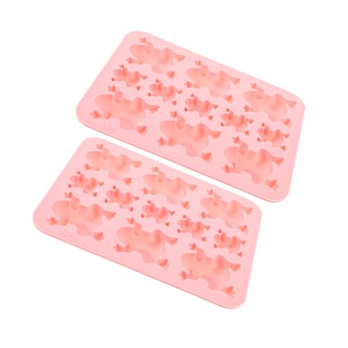 HORIALENCE 2stücke Froschform Silikonform Für Schokolade Und Bonbons Diy Schokoladenform Frosch Schokoladenform Bonbonform Fondantform Für Kuchen Und Desserts von HORIALENCE