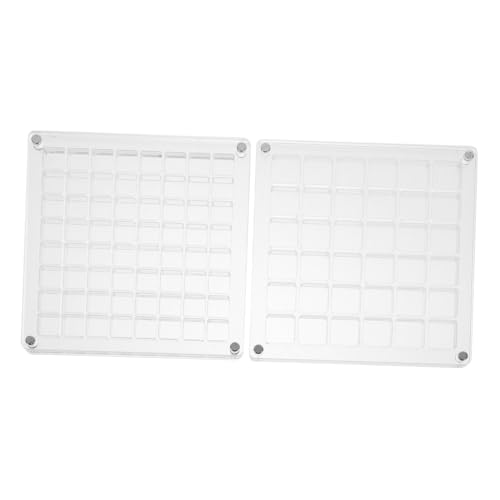 HORIALENCE 2stücke Muschel-aufbewahrungsbox Transparente Schmuck-Organizer-Box Muschel-präsentationsrahmen Mit Fächern Für Schmuck Und Nägel von HORIALENCE