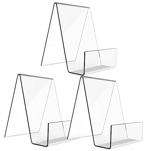 HORIALENCE 3 Stück Acryl Buchständer Transparent Multifunktionale Buchstützen für Zuhause und Büro für Bücher Notizen und Kunstwerke Stabil und Leicht zu Reinigen HORIALENCE 3 Stück Acryl Buchständer Transparent Multifunktionale Buchstützen für Zuhause und Büro für Bücher Notizen und Kunstwerke Stabil und Leicht zu Reinigen von HORIALENCE