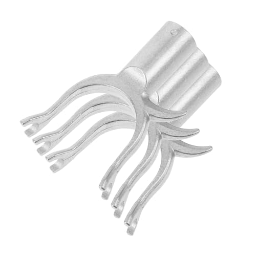 HORIALENCE 3 Stück Kleiderstangenkopf Pack Aluminium Gabelköpfe für Wäschetrockner und Kleiderständer Ersatzteile für Einfache Verwendung Balkon Haushalt von HORIALENCE