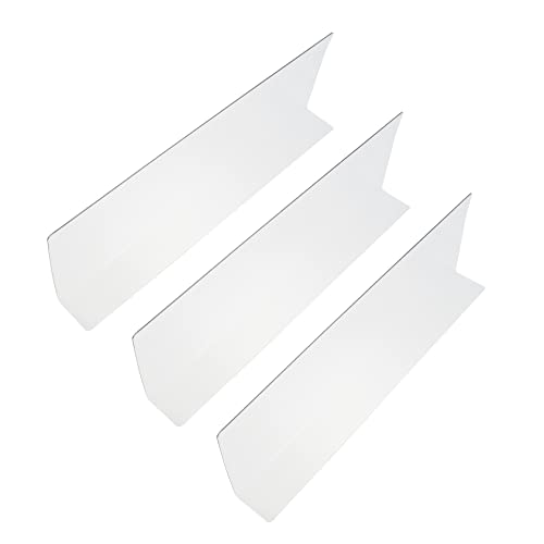 HORIALENCE 3 Stück PVC Regaltrenner für Supermärkte Klassifizierungsplatten zur Praktischen Trennung von ohne Magnet für Geschäfte und Haushalte von HORIALENCE