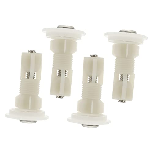 HORIALENCE 4 Sätze Toilettensitz Schrauben Set Teiliges Nylon Befestigungsset für Wc Sitze Rostfrei und Langlebig Einfache Installation Geeignet für Standard Toilettendeckel HORIALENCE 4 Sätze Toilettensitz Schrauben Set Teiliges Nylon Befestigungsset für Wc Sitze Rostfrei und Langlebig Einfache Installation Geeignet für Standard Toilettendeckel von HORIALENCE