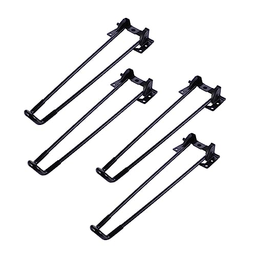 HORIALENCE 4 Stück Klappbare Tischbeine Metall Doppelstangen Haarnadel Tischbeine für Vintage und Mid Century Style für Couchtische Schreibtische und Bänke HORIALENCE 4 Stück Klappbare Tischbeine Metall Doppelstangen Haarnadel Tischbeine für Vintage und Mid Century Style für Couchtische Schreibtische und Bänke von HORIALENCE
