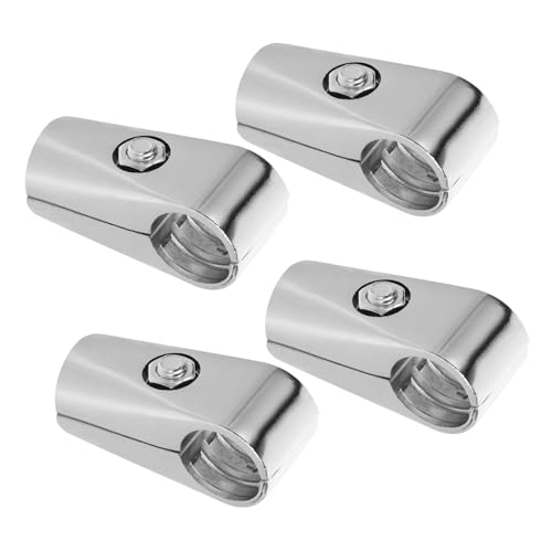 HORIALENCE 4 Stück Kleiderstangenverbinder Robuste Rohranschlüsse für Wäscheständer und Ausstellungen Einfache Montage und Vielseitige Anwendung von HORIALENCE