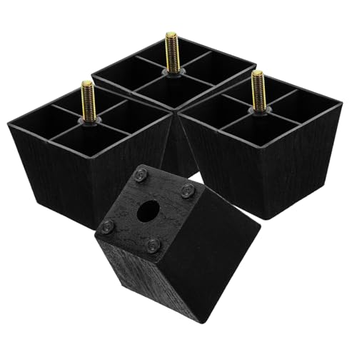 HORIALENCE 4 Stück Möbelbeine Kunststoff Verstellbare Sofa Füße für Couch und Schränke Quadratisch Robust und Stabil Einfache Montage für DIY Möbelprojekte HORIALENCE 4 Stück Möbelbeine Kunststoff Verstellbare Sofa Füße für Couch und Schränke Quadratisch Robust und Stabil Einfache Montage für DIY Möbelprojekte von HORIALENCE