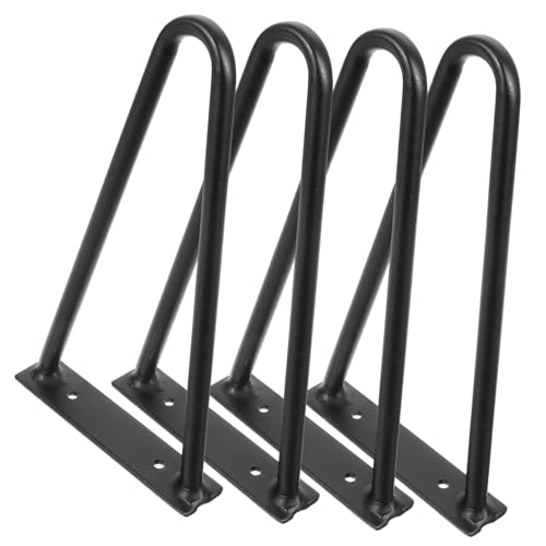 HORIALENCE 4 Stück Teiliges Metall Tischbeine Höhe Stabile Möbelbeine für Schreibtisch Couchtisch Esstisch Ersatz Beine aus Robustem Metall Einfache Montage und Vielseitig Einsetzbar von HORIALENCE