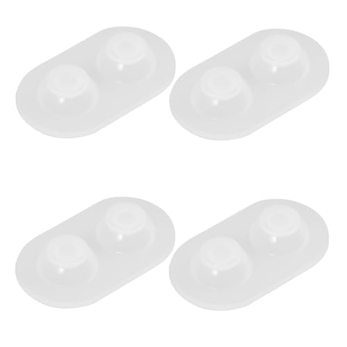 HORIALENCE 4 Stück Teiliges Silikonform für Puppenaugen Wiederverwendbare Gießform für Epoxidharz DIY Augenmacher für Kreative Bastelprojekte von HORIALENCE