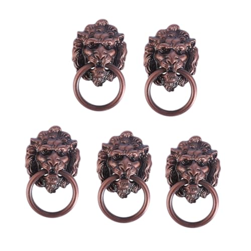 HORIALENCE 5 Stück Vintage Löwenkopf Möbelgriff aus Robustem Zinklegierung Großer Antiker Schrankgriff im Retro stil für Türen und Einfache Montage Elegante Einrichtung HORIALENCE 5 Stück Vintage Löwenkopf Möbelgriff aus Robustem Zinklegierung Großer Antiker Schrankgriff im Retro stil für Türen und Einfache Montage Elegante Einrichtung von HORIALENCE