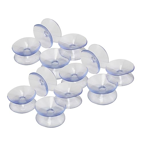 HORIALENCE 50 Stück Pad Saugnapf Gummipad Durchsichtige Saugnäpfe Ohne Haken Brillen Saugpads Ohne Haken Transparente Silikonpads Glastisch Gummigreifer Saugpad von HORIALENCE