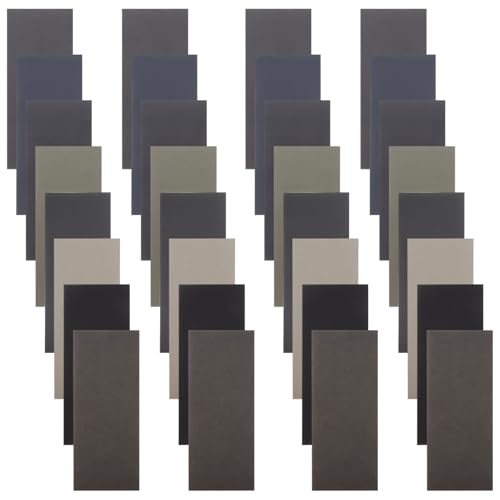 HORIALENCE 56 Stück Teiliges Nass Schleifblätter Körnung für Holz Metall Kunststoff Polieren Langlebig Präzise Schleifpapier HORIALENCE 56 Stück Teiliges Nass Schleifblätter Körnung für Holz Metall Kunststoff Polieren Langlebig Präzise Schleifpapier von HORIALENCE