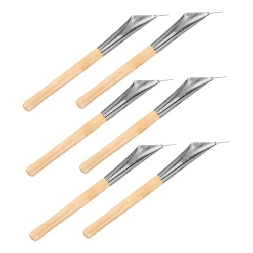 HORIALENCE 6stücke Teiliger Batik-druckstift Mit Holzgriff Töpferbedarf Tonmodellierwerkzeuge Schnitzstift Zeichenstift Für Stoff Werkzeug Zum Trimmen Skulpturenbedarf Kunsthandwerk HORIALENCE 6stücke Teiliger Batik-druckstift Mit Holzgriff Töpferbedarf Tonmodellierwerkzeuge Schnitzstift Zeichenstift Für Stoff Werkzeug Zum Trimmen Skulpturenbedarf Kunsthandwerk von HORIALENCE