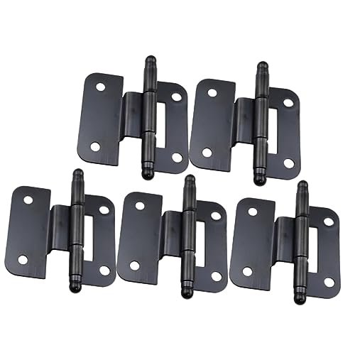 HORIALENCE 6 Stück Teiliges Türscharniere Robustem Eisen Selbstschließend Geeignet für Küchen Badezimmerschränke und Kleiderschränke Hohe Tragkraft Schwarze Ausführung Einfache Installation HORIALENCE 6 Stück Teiliges Türscharniere Robustem Eisen Selbstschließend Geeignet für Küchen Badezimmerschränke und Kleiderschränke Hohe Tragkraft Schwarze Ausführung Einfache Installation von HORIALENCE