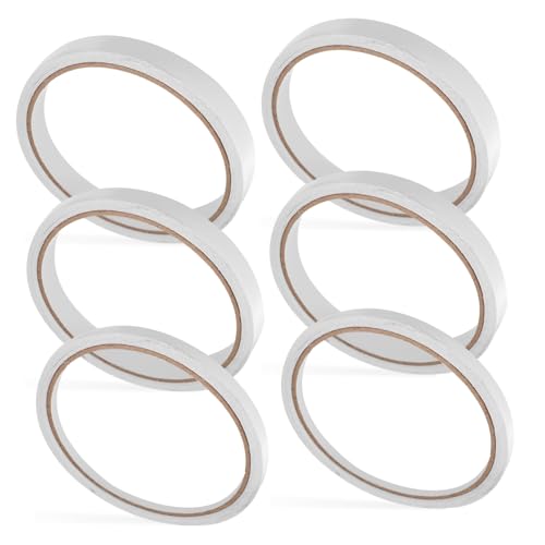 HORIALENCE 6Rollen Doppelseitiges Klebeband für Scrapbooking Handwerksprojekte und Stark Haftend Einfach zu Entfernen von HORIALENCE